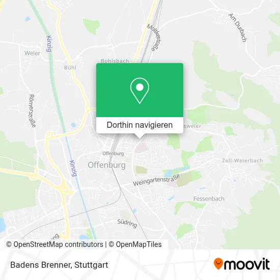 Badens Brenner Karte