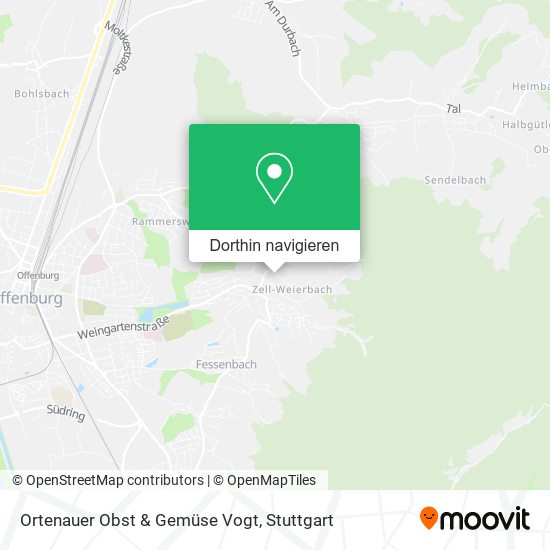 Ortenauer Obst & Gemüse Vogt Karte