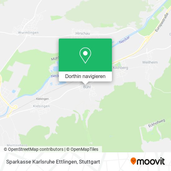Sparkasse Karlsruhe Ettlingen Karte