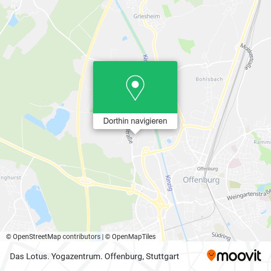 Das Lotus. Yogazentrum. Offenburg Karte