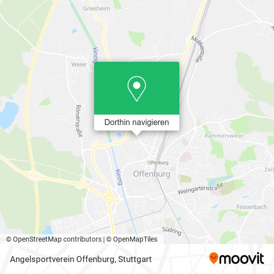 Angelsportverein Offenburg Karte