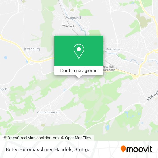 Bütec Büromaschinen Handels Karte
