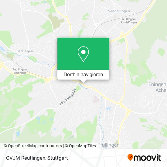 CVJM Reutlingen Karte