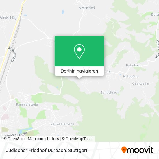 Jüdischer Friedhof Durbach Karte