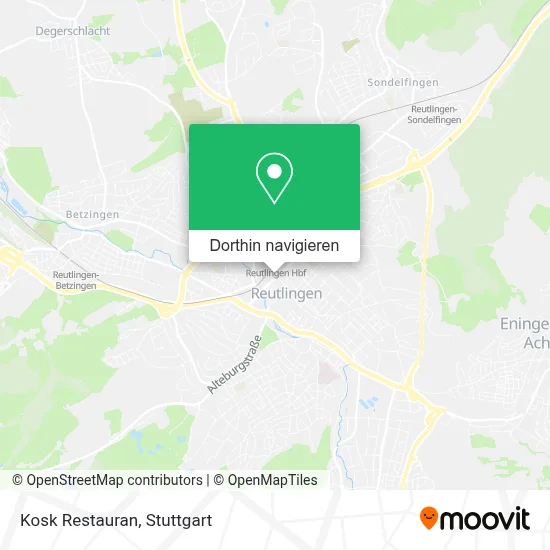 Kosk Restauran Karte