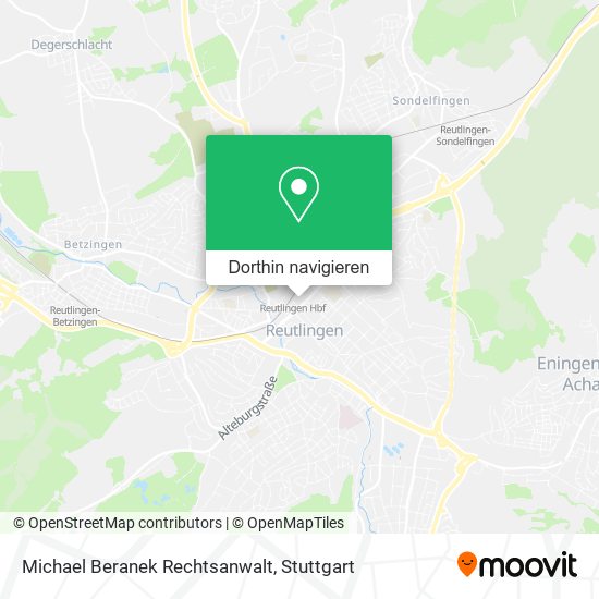 Michael Beranek Rechtsanwalt Karte