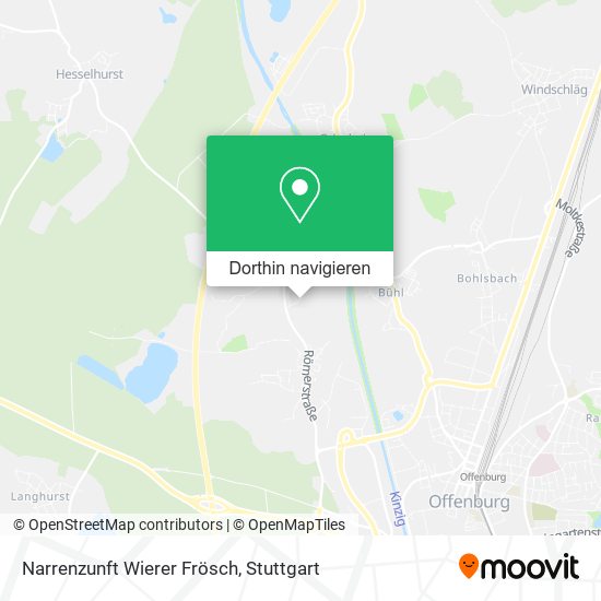 Narrenzunft Wierer Frösch Karte