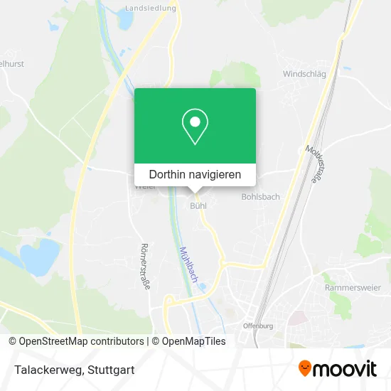 Talackerweg Karte