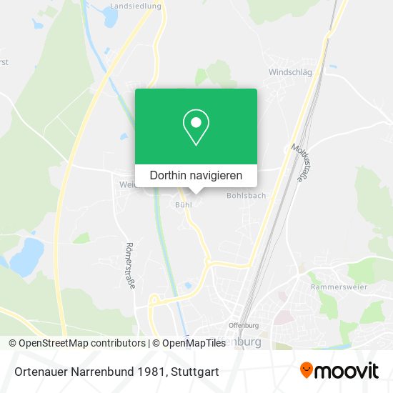 Ortenauer Narrenbund 1981 Karte