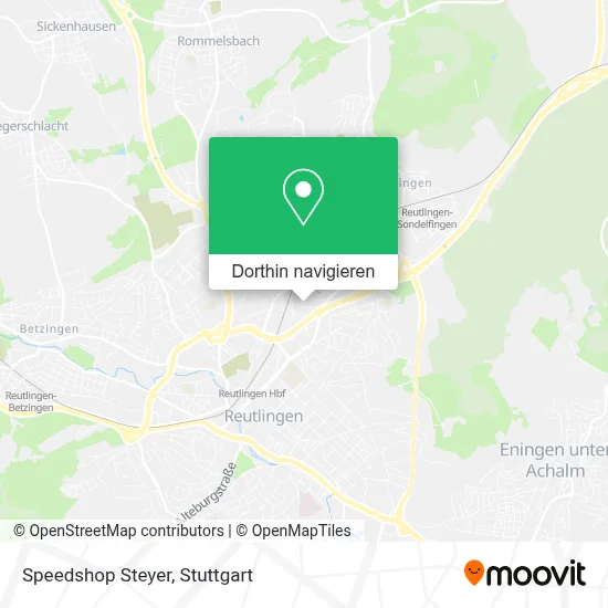 Speedshop Steyer Karte