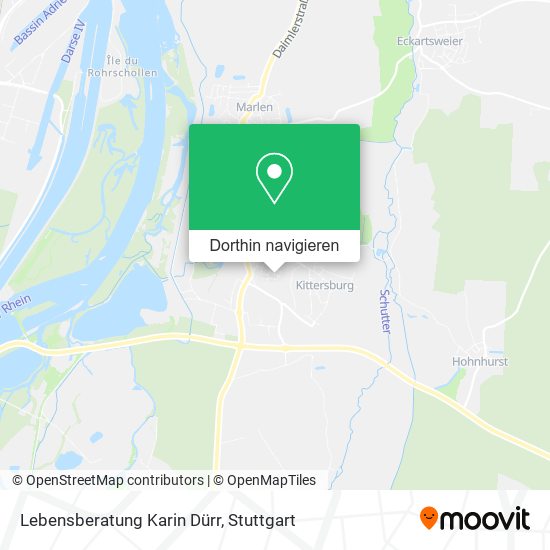 Lebensberatung Karin Dürr Karte
