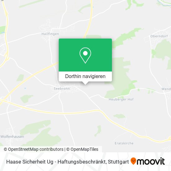 Haase Sicherheit Ug - Haftungsbeschränkt Karte