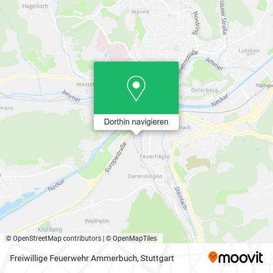 Freiwillige Feuerwehr Ammerbuch Karte