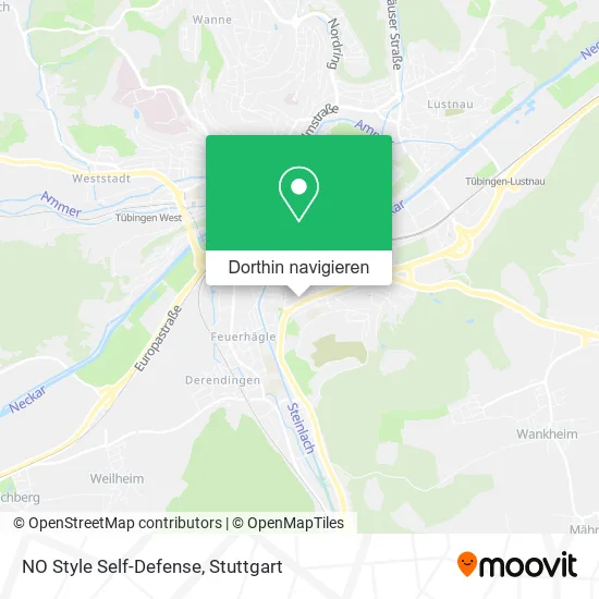 NO Style Self-Defense Karte