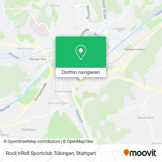 Rock'n'Roll Sportclub Tübingen Karte
