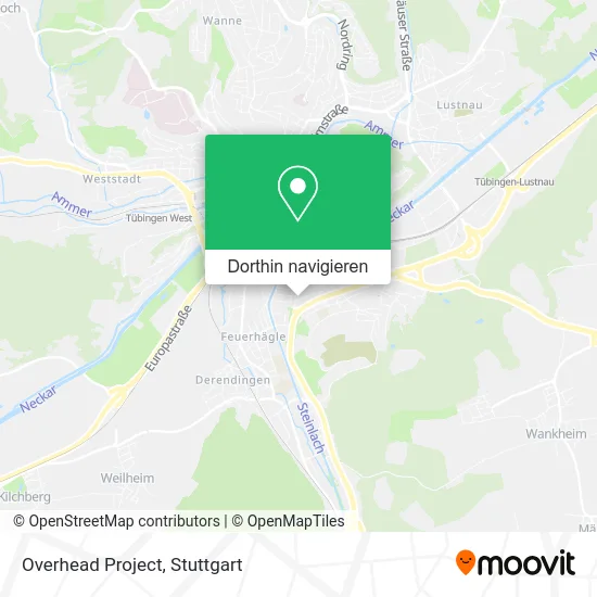 Overhead Project Karte