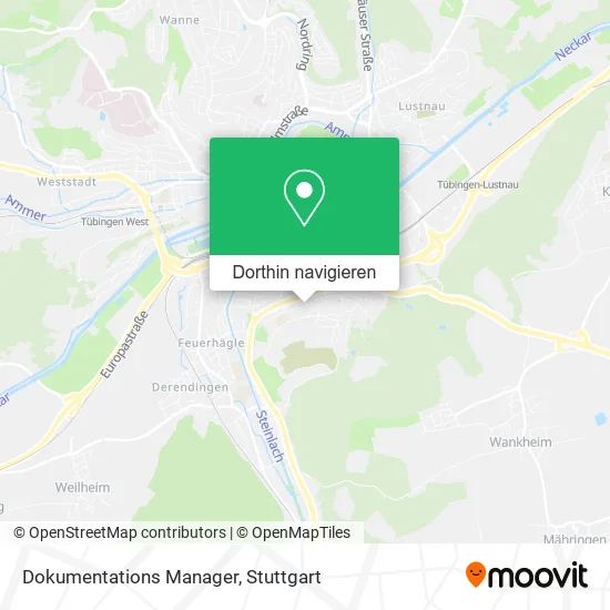 Dokumentations Manager Karte