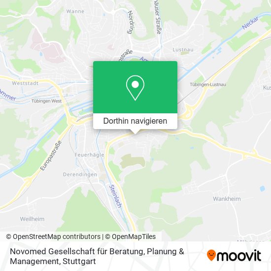 Novomed Gesellschaft für Beratung, Planung & Management Karte