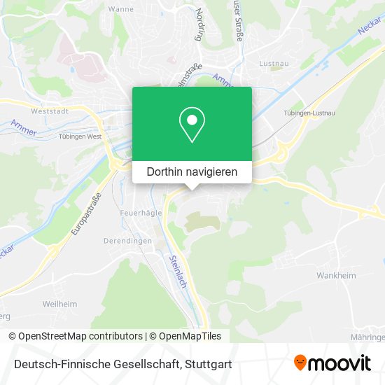 Deutsch-Finnische Gesellschaft Karte