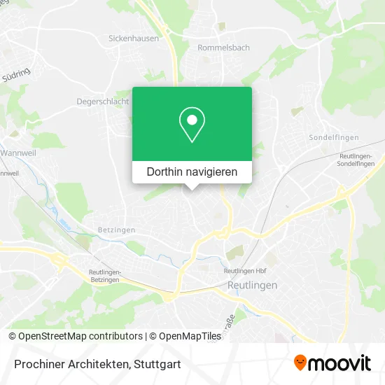 Prochiner Architekten Karte