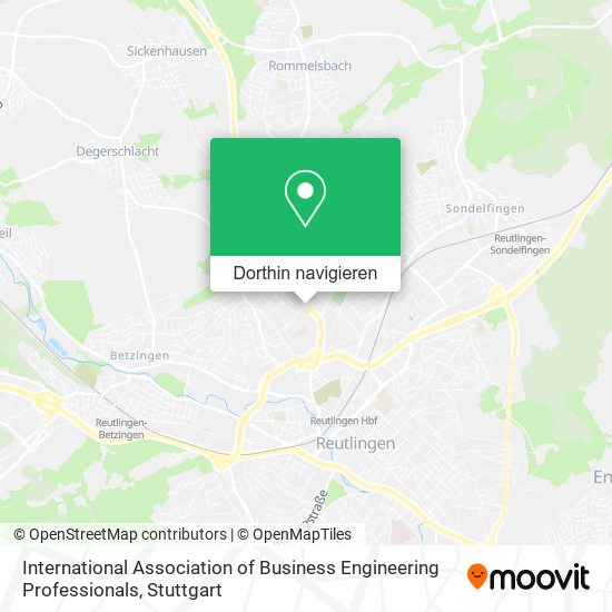 International Association of Business Engineering Professionals Karte