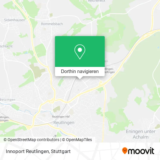 Innoport Reutlingen Karte