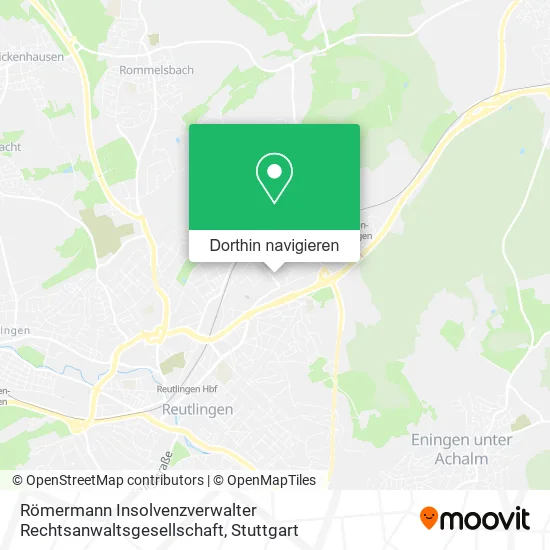 Römermann Insolvenzverwalter Rechtsanwaltsgesellschaft Karte