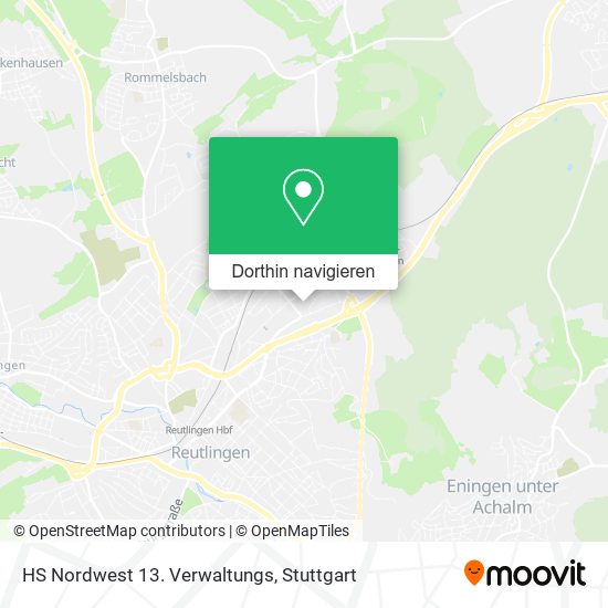 HS Nordwest 13. Verwaltungs Karte