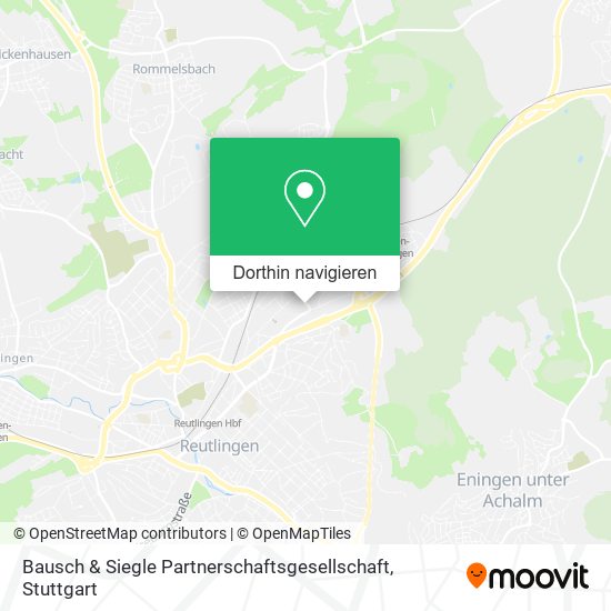 Bausch & Siegle Partnerschaftsgesellschaft Karte