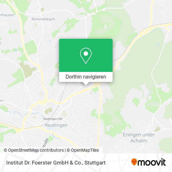Institut Dr. Foerster GmbH & Co. Karte
