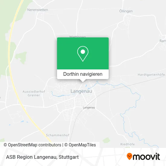 ASB Region Langenau Karte