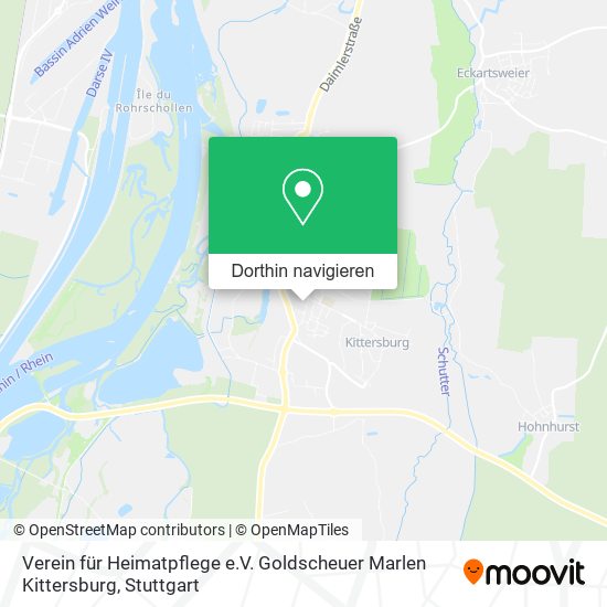 Verein für Heimatpflege e.V. Goldscheuer Marlen Kittersburg Karte