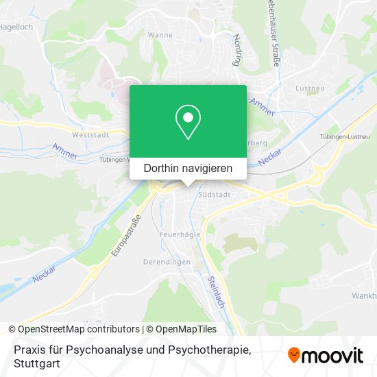 Praxis für Psychoanalyse und Psychotherapie Karte