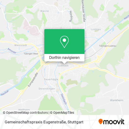 Gemeinschaftspraxis Eugenstraße Karte
