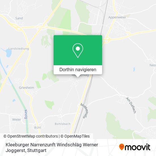 Kleeburger Narrenzunft Windschläg Werner Joggerst Karte