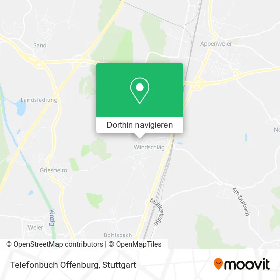 Telefonbuch Offenburg Karte