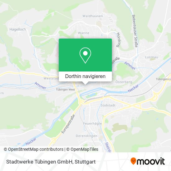 Stadtwerke Tübingen GmbH Karte