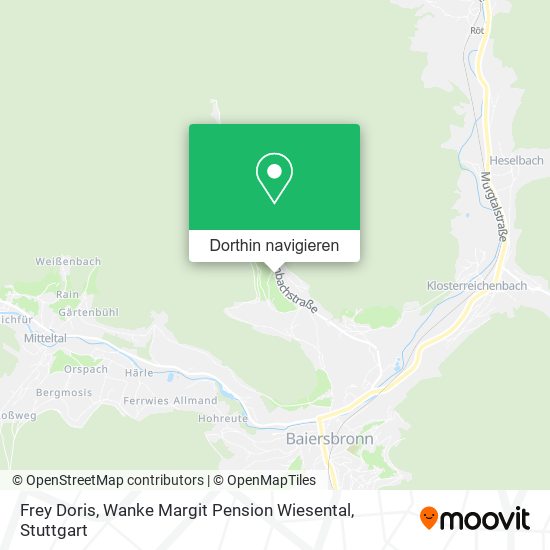 Frey Doris, Wanke Margit Pension Wiesental Karte