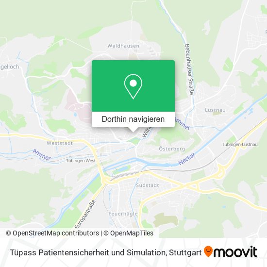 Tüpass Patientensicherheit und Simulation Karte