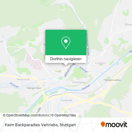 Keim Backparadies Vertriebs Karte