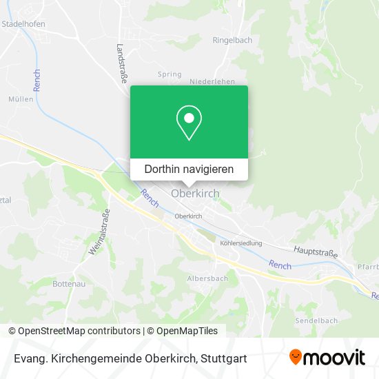 Evang. Kirchengemeinde Oberkirch Karte