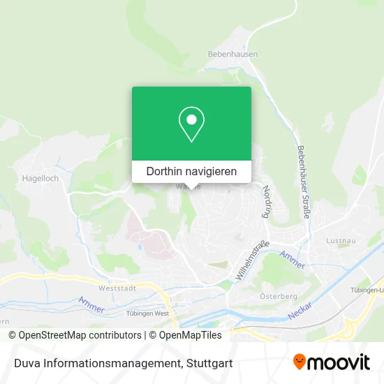 Duva Informationsmanagement Karte