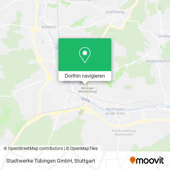 Stadtwerke Tübingen GmbH Karte