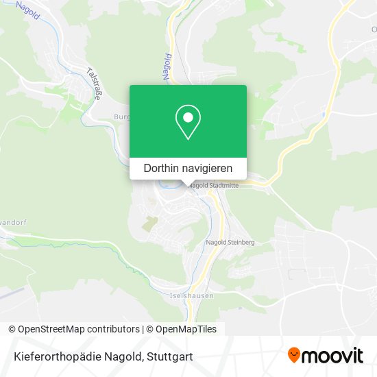 Kieferorthopädie Nagold Karte