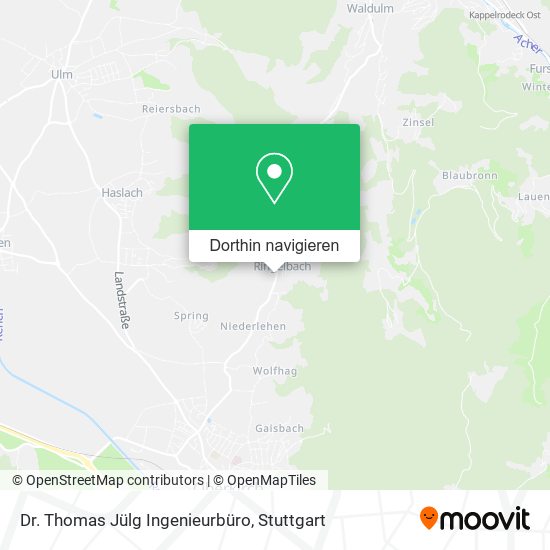 Dr. Thomas Jülg Ingenieurbüro Karte