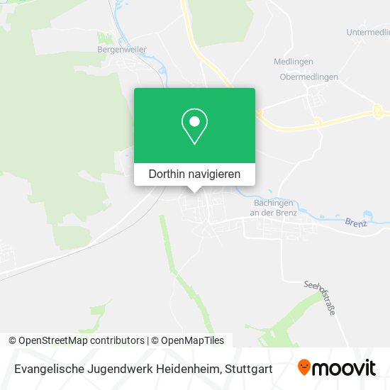 Evangelische Jugendwerk Heidenheim Karte