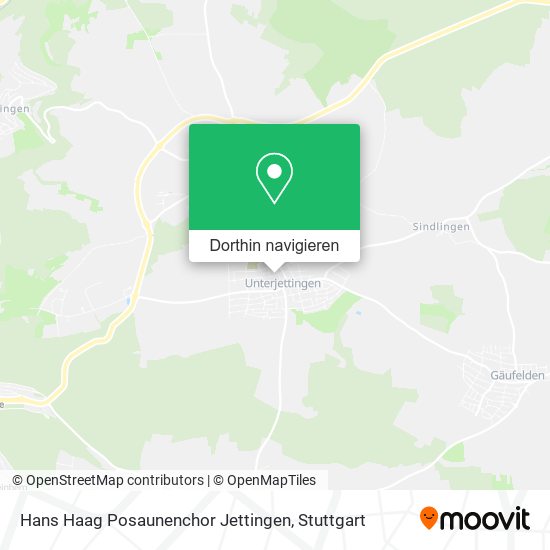 Hans Haag Posaunenchor Jettingen Karte