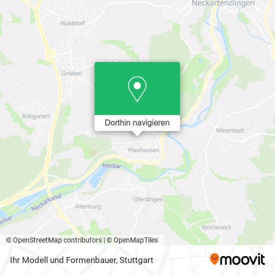 Ihr Modell und Formenbauer Karte