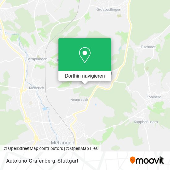 Autokino-Grafenberg Karte