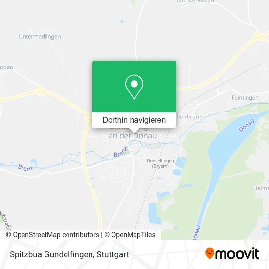 Spitzbua Gundelfingen Karte